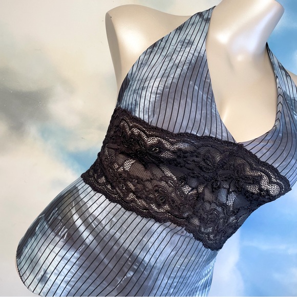 Handmade pinstripe tie dyed romper - Picture 3 of 7